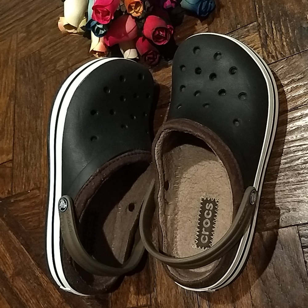 CROCS.Faux Fur Sz(M7-W9)